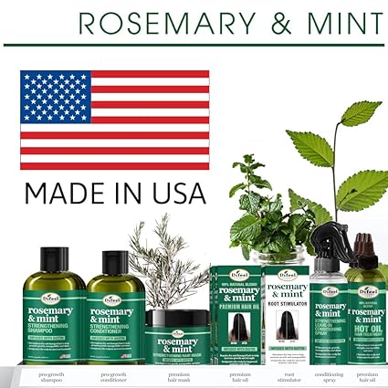 Difeel Rosemary & Mint Strengthening Leave-In Conditioning Spray 6 oz - ANNS BEAUTY SUPPLY