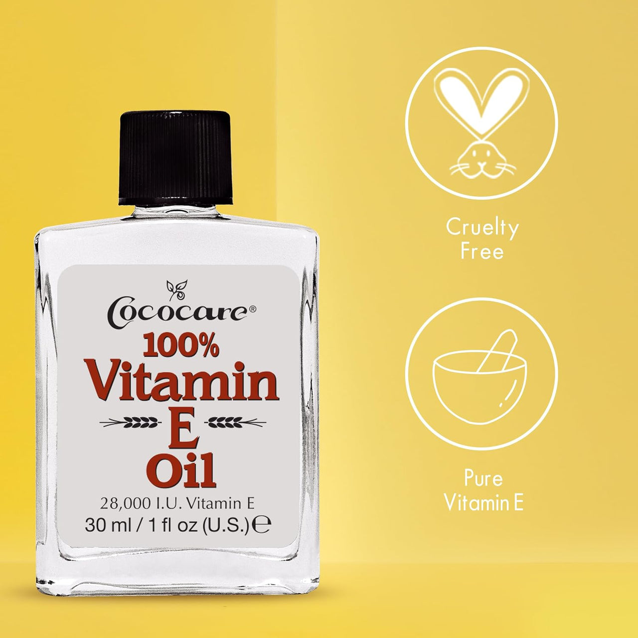 Cococare 100% Vitamin E Oil 14,000 I.U. 15 ml / .5 fl.oz. (U.S.)