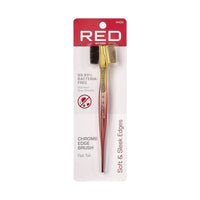 Red by Kiss Chrome Edge Brush Rat Tail Soft and Sleek Edges HH04 - ANNS BEAUTY SUPPLY