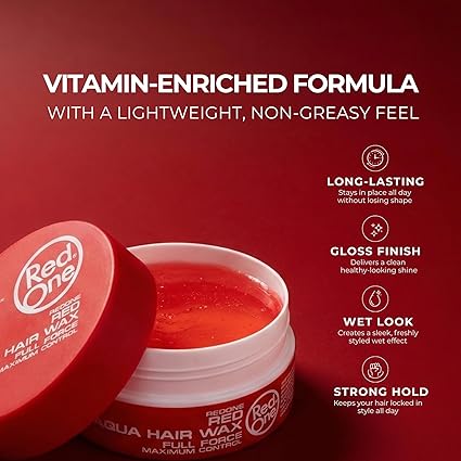 Red One Red Aqua Hair Wax Full Force 150ML - ANNS BEAUTY SUPPLY