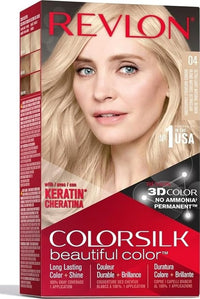 Revlon ColorSilk Beautiful Color Permanent Hair Color 04 Ultra Light Natural Blonde