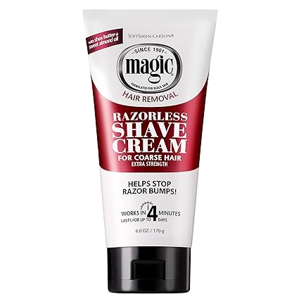 SoftSheen-Carson Magic Razorless Shave Cream Extra Strength 6 oz - ANNS BEAUTY SUPPLY