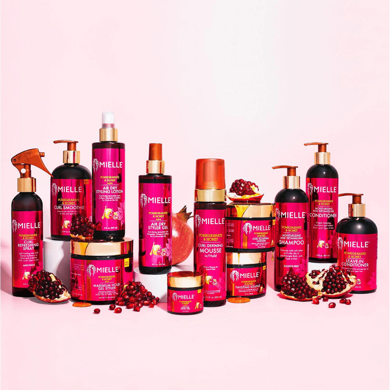Mielle Pomegranate & Honey Air Dry Styler Gel 8 Fl. Oz. (237 mL)