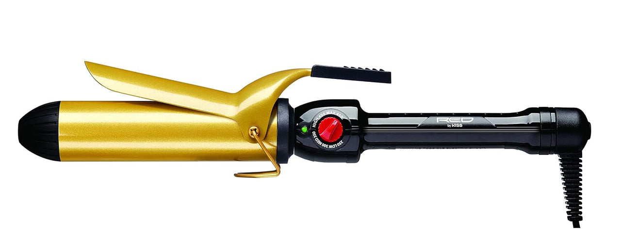 RED by Kiss Ceramic Tourmaline Professional Curling Iron - 1 1/2"