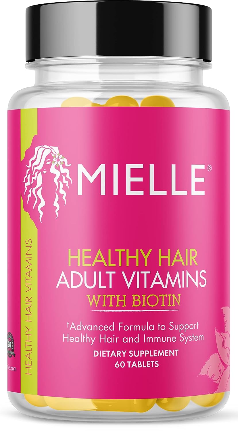 Mielle Healthy Hair Adult Vitamins With Biotin 60 Tablets