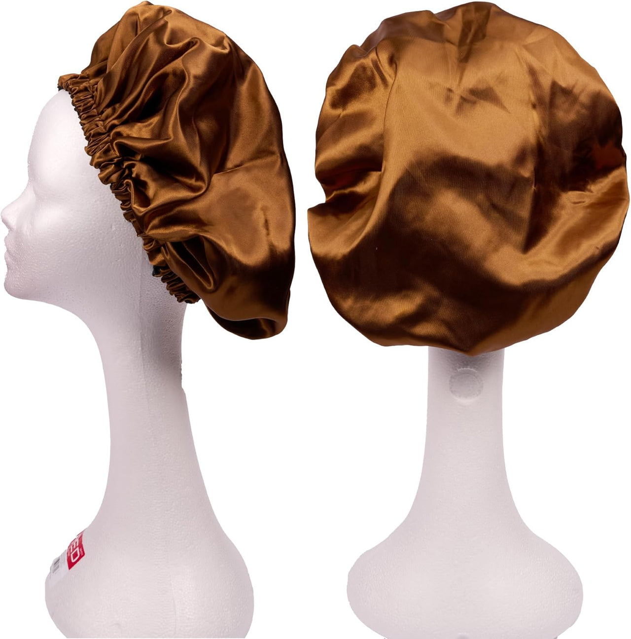 RED by Kiss Adjustable Ultra Silky Satin Bonnet X-Large Brown (HQ220)