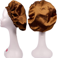 RED by Kiss Adjustable Ultra Silky Satin Bonnet X-Large Brown (HQ220)
