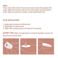 Gold Finger Trendy Ready-to-Wear Gel Nails – Medium Almond Butterfly (GD45)