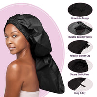 RED by KISS Essential Braid Shower Cap – Braid Black (HQ13)