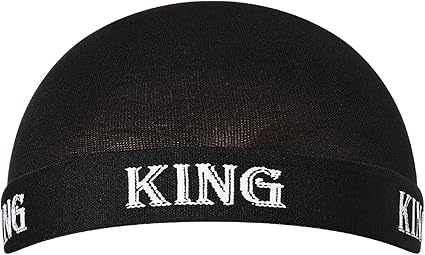 RED by KISS Fashion Wave Cap – Jumbo 8" King Black (HDS05)