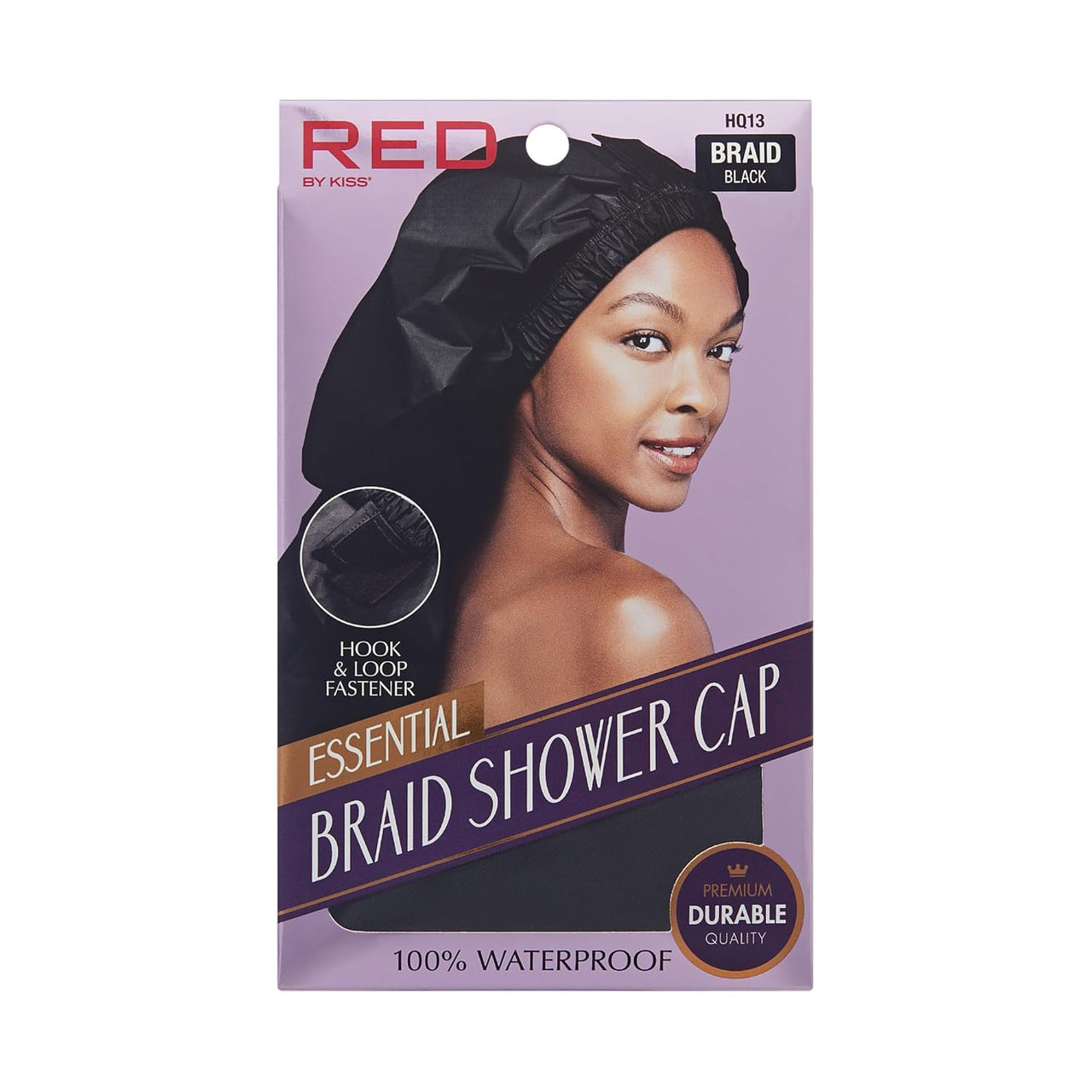 RED by KISS Essential Braid Shower Cap – Braid Black (HQ13)