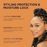 African Pride Black Castor Miracle Hair & Scalp Sealing Oil 6 Fl. Oz. (177 mL)