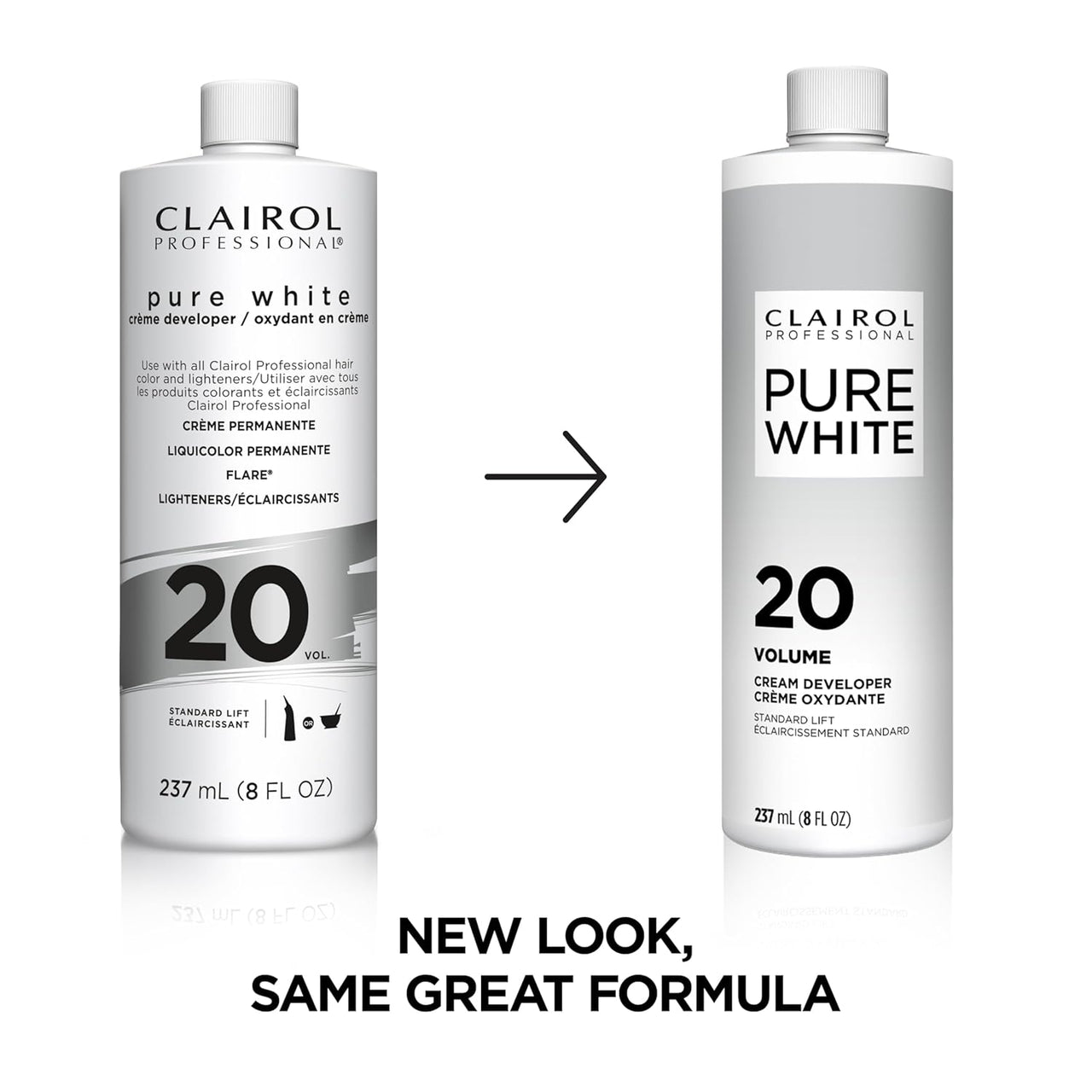 Clairol Professional Pure White 20 Volume Cream Developer (473 mL / 16 FL OZ)