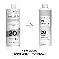 Clairol Professional Pure White 20 Volume Cream Developer (473 mL / 16 FL OZ)