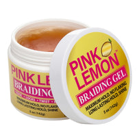 Pink Lemon Braiding Gel – Maximum Hold for Edges, Locks, Twists & Braids (5 oz / 142g)