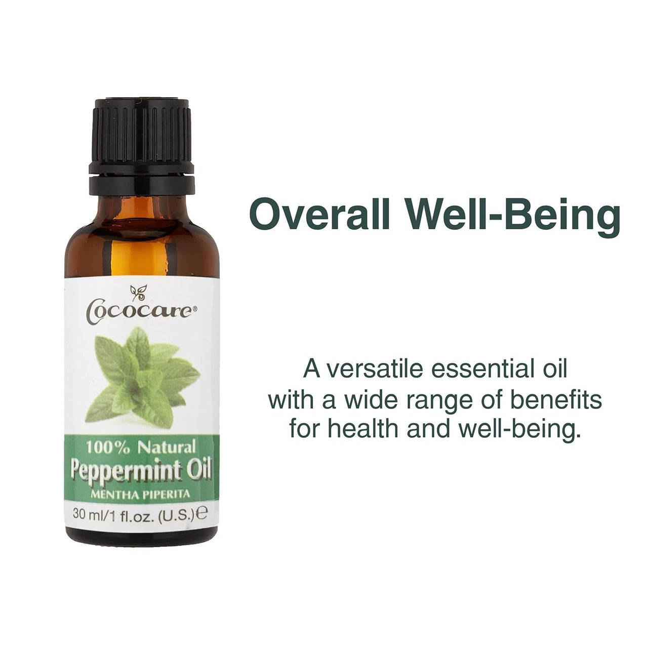 Cococare 100% Natural Peppermint Oil 1 fl. oz. / 30 mL - ANNS BEAUTY SUPPLY