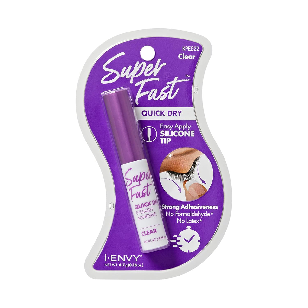 i Envy Super Fast Quick Dry Eyelash Adhesive Clear KPEG22 - ANNS BEAUTY SUPPLY