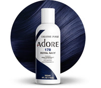 Adore Royal Navy Semi-Permanent Hair Color 178 4 oz