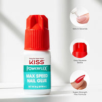 KISS PowerFlex Max Speed Nail Glue (3 g / 0.10 oz.)