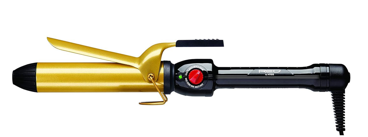 RED by Kiss Ceramic Tourmaline Professional Curling Iron - 1 1/4"