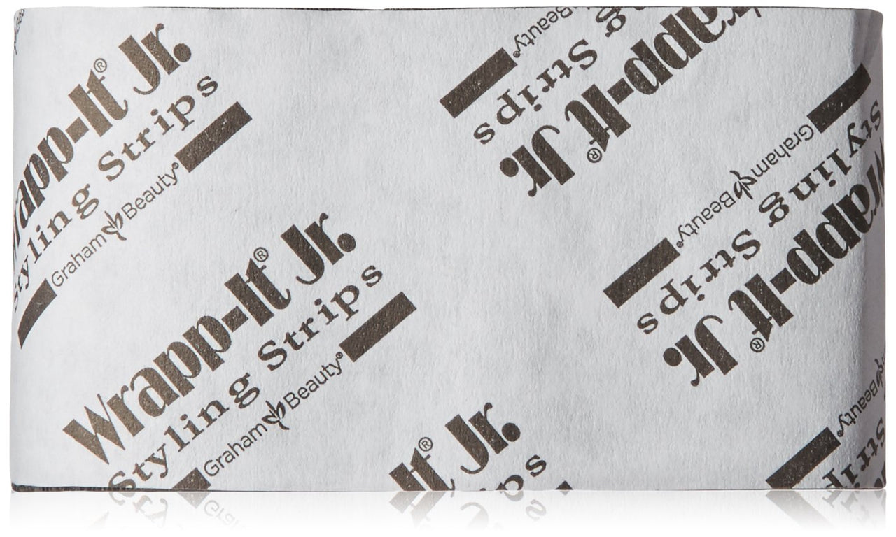 Graham Beauty Wrapp-It Jr. Styling Strips (Black, 37350) 40 Strips