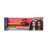 RED by Kiss Ceramic Tourmaline Professional Curling Iron - 5/8