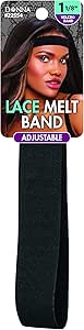 Donna Lace Melt Band Adjustable Black 1 1/8" - ANNS BEAUTY SUPPLY