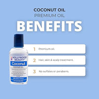Hollywood Beauty Coconut Premium Oil 2 oz - ANNS BEAUTY SUPPLY