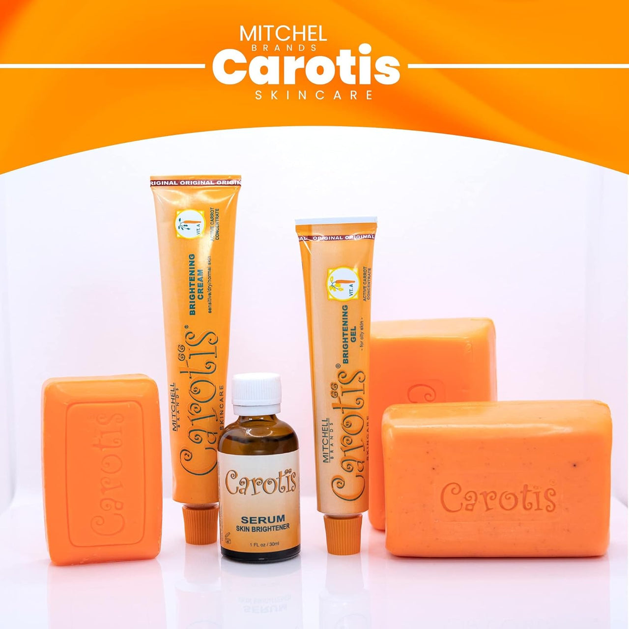 Mitchell Brands Carotis Skincare Brightening Cream Active Carrot Concentrate Net Wt 1.7 Oz (50g)