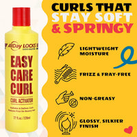 AllDay Locks Easy Care Curl Curl Activator 7.7 Fl. Oz. / 228 mL - ANNS BEAUTY SUPPLY