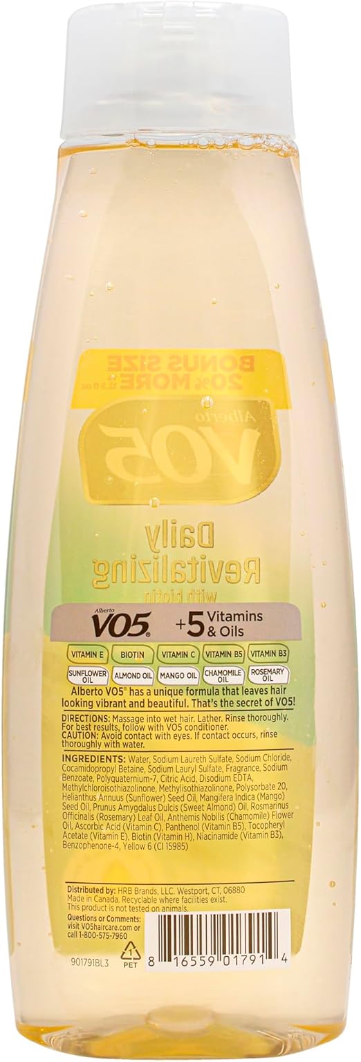 Alberto VO5 Daily Revitalizing Shampoo 15oz - ANNS BEAUTY SUPPLY