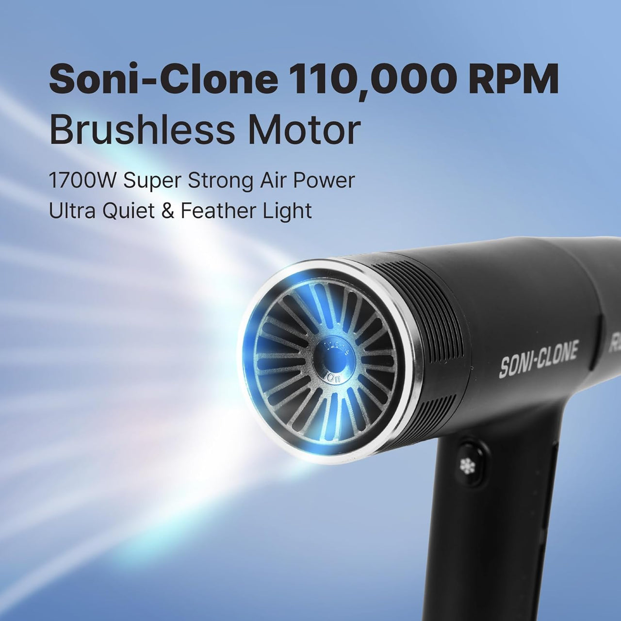 Red Pro Soni-Clone Professional High-Speed Hair Dryer #HD09 - ANNS BEAUTY SUPPLY