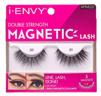 i-Envy Double Strength Magnetic Lash 3D 01 Reusable False Eyelashes – KMPL02