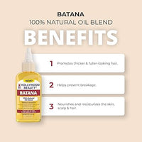Hollywood Beauty Batana 100% Natural Oil Blend2 oz - ANNS BEAUTY SUPPLY