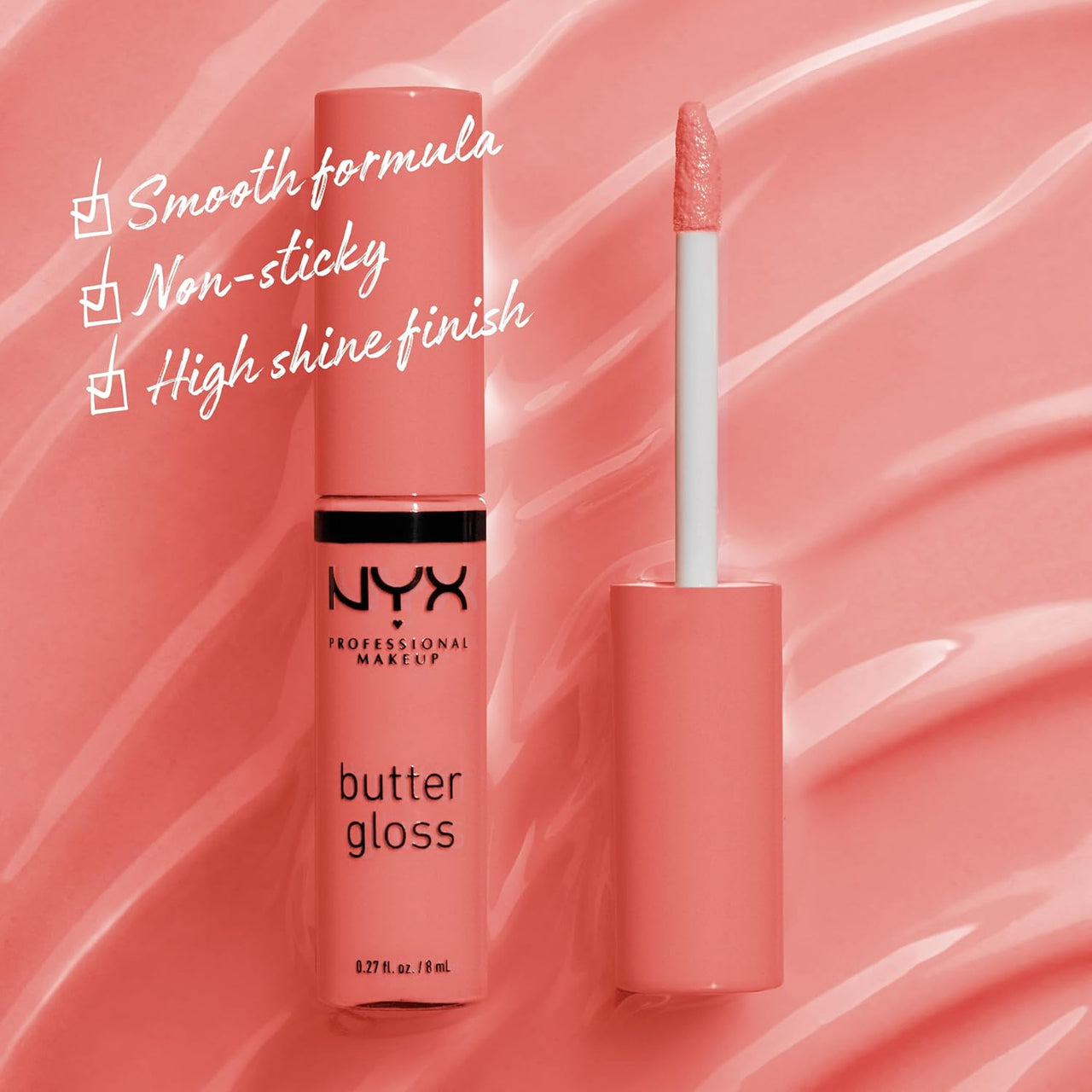 NYX Professional Makeup Butter Gloss - Creme Brulee - 0.27 fl. oz. / 8 mL - ANNS BEAUTY SUPPLY
