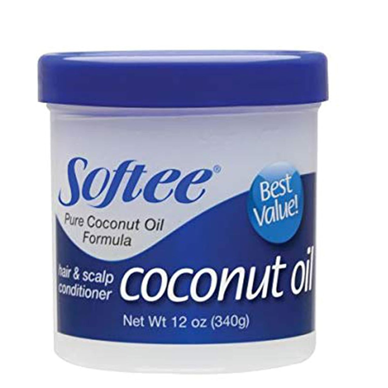 Softee Coconut Oil Hair & Scalp Conditioner – 12 oz - ANNS BEAUTY SUPPLY