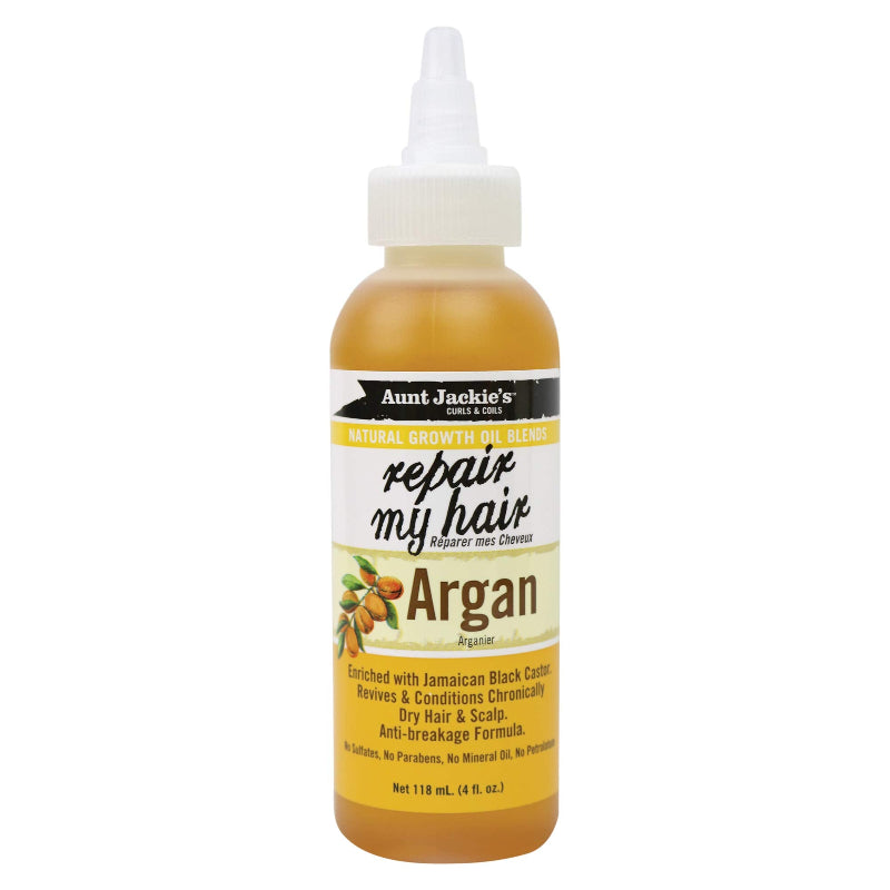 Aunt Jackie's Natural Growth Oil Blends Repair My Hair Argan Oil - 4 oz - ANNS BEAUTY SUPPLY