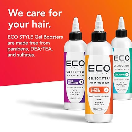 Eco Style Gel Boosters Strand Restore Mix In Oil Serum 4 fl. oz. - ANNS BEAUTY SUPPLY