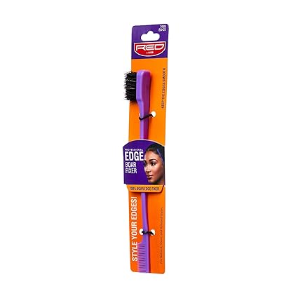 RED by Kiss Double-Sided Edge Boar Fixer Brush & Comb (BSH25)