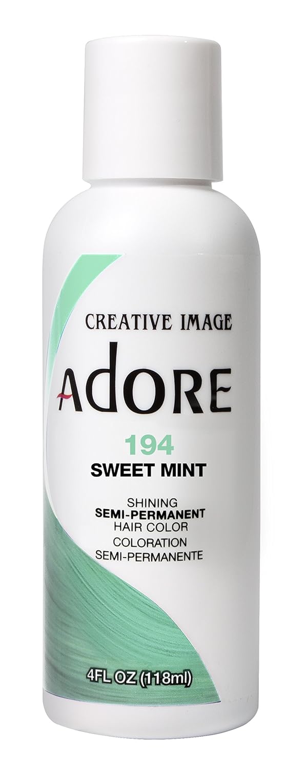Adore Shining Semi-Permanent Hair Color 194 Sweet Mint 4 Fl. Oz. / 118 mL - ANNS BEAUTY SUPPLY