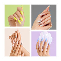 Gold Finger Pink Gel Nail Glue (5 x 2 g / 0.07 oz)