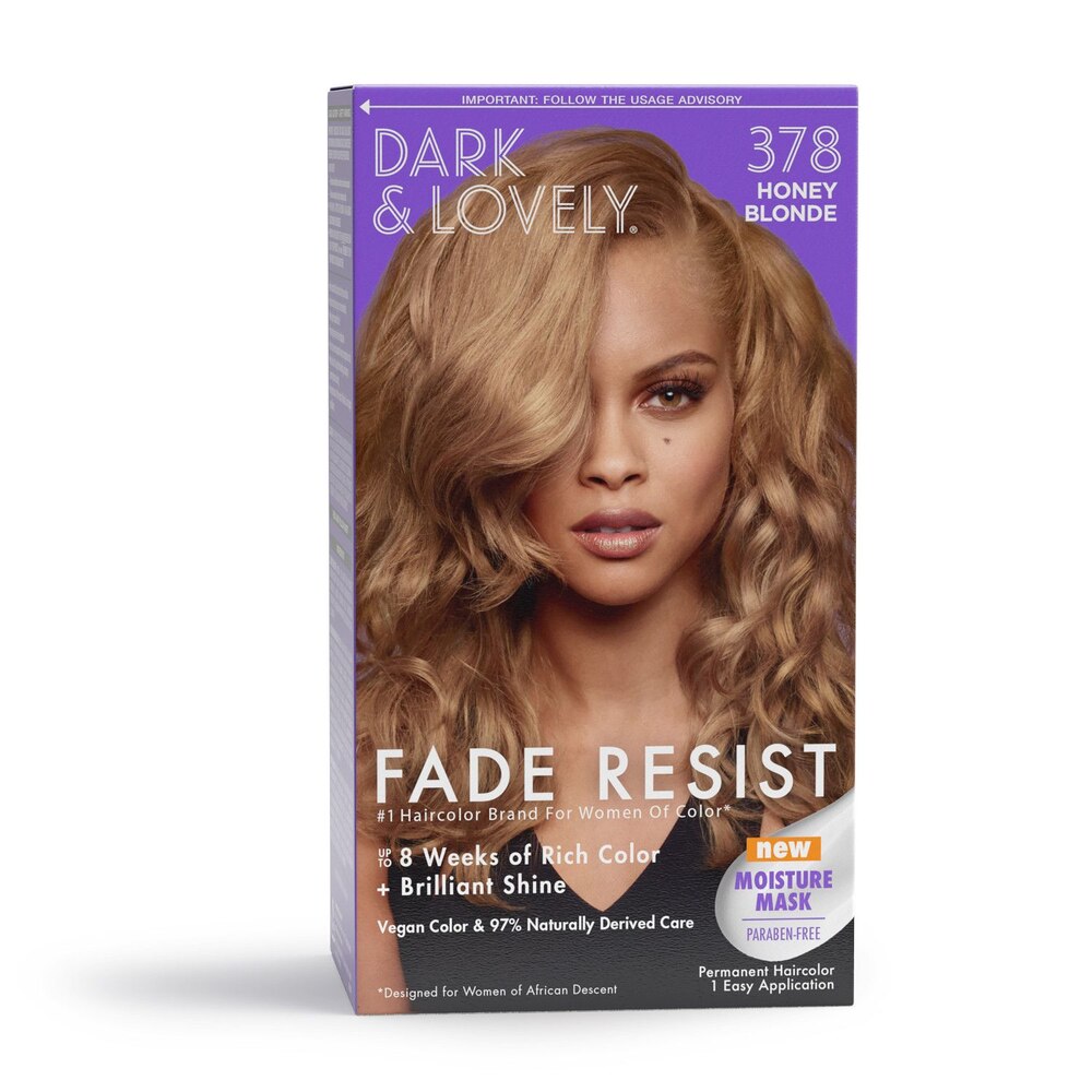 Dark & Lovely Fade Resist Permanent Haircolor – 378 Honey Blonde