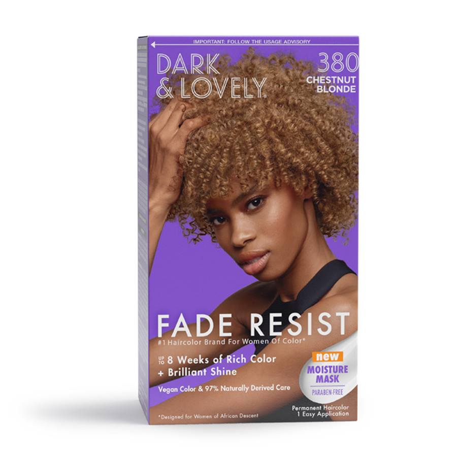 Dark & Lovely Fade Resist Permanent Haircolor – 380 Chestnut Blonde