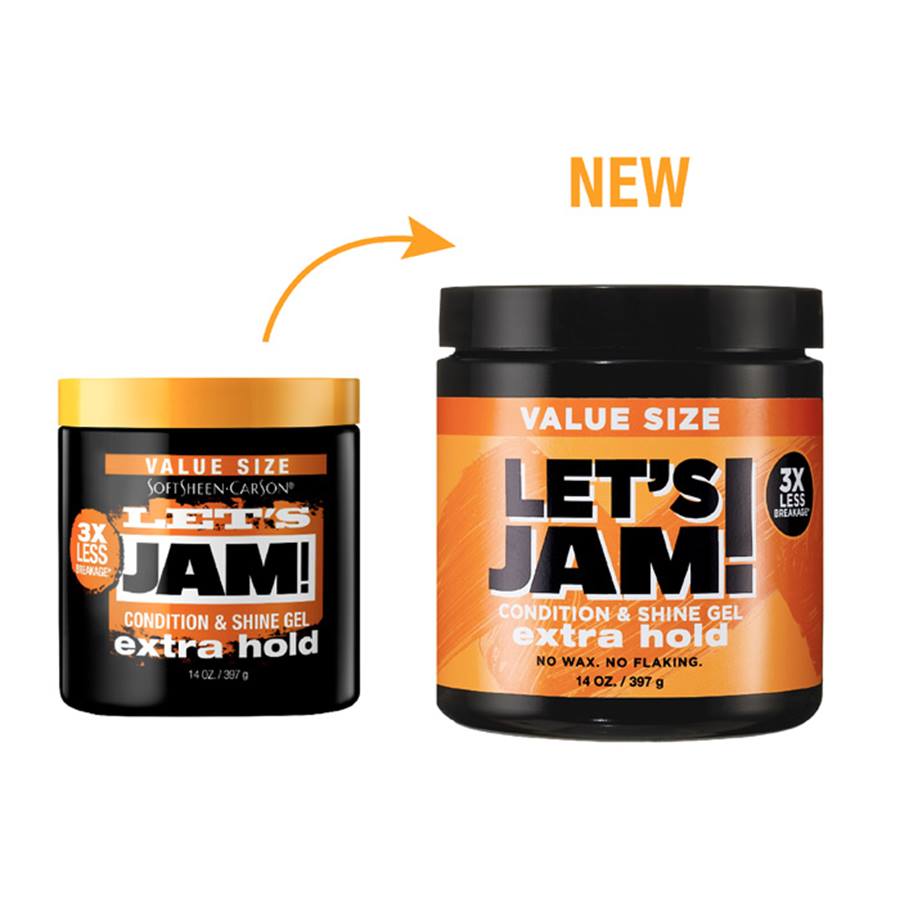 Let's Jam! Condition & Shine Gel Extra Hold Value Size 14 Oz. (397 g)
