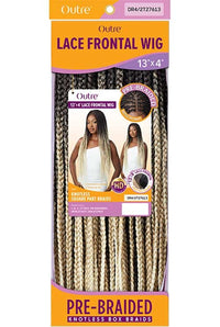 Outre 13x4 HD Pre-Braided Lace Front Wig Knotless Square Part Braids QLOKSPB* - ANNS BEAUTY SUPPLY