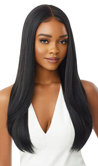 Outre Synthetic Sleek Lay Part HD Transparent Lace Front Wig Chanelle QLSLCHA - ANNS BEAUTY SUPPLY