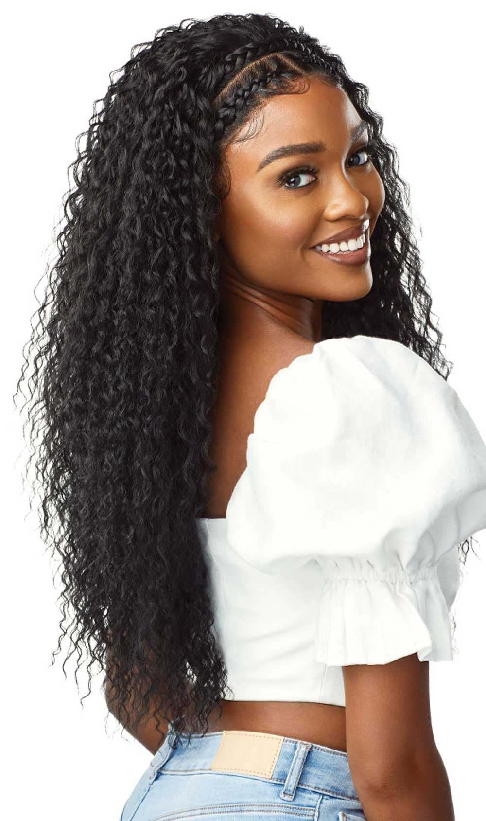Outre 13x2 HD Pre-Braided Lace Front Wig Halo Stitch Braid 26" QLOHSB26 * - ANNS BEAUTY SUPPLY