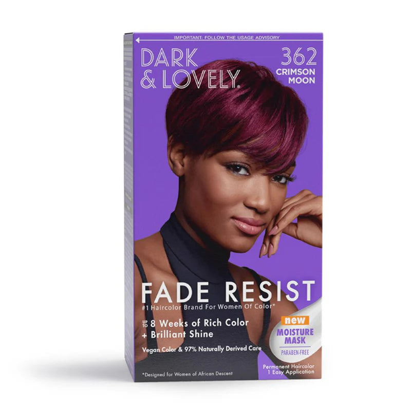 Dark & Lovely Fade Resist Permanent Haircolor – 362 Crimson Moon