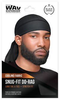 Firstline Men's WavEnforcer Snug Fit DuRag – Black 106 - ANNS BEAUTY SUPPLY