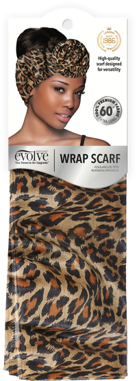 Evolve Wrap Scarf Leopard Print 308 - ANNS BEAUTY SUPPLY